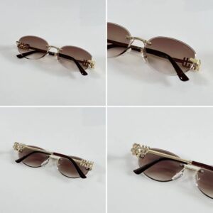 Miu Miu WMNS 1025 Gold Brown