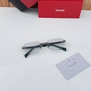 Prada122 silver green