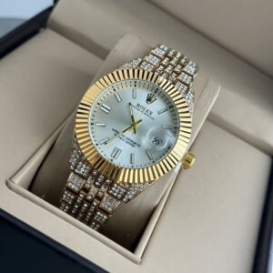 ROLEX SILVER DIAMOND